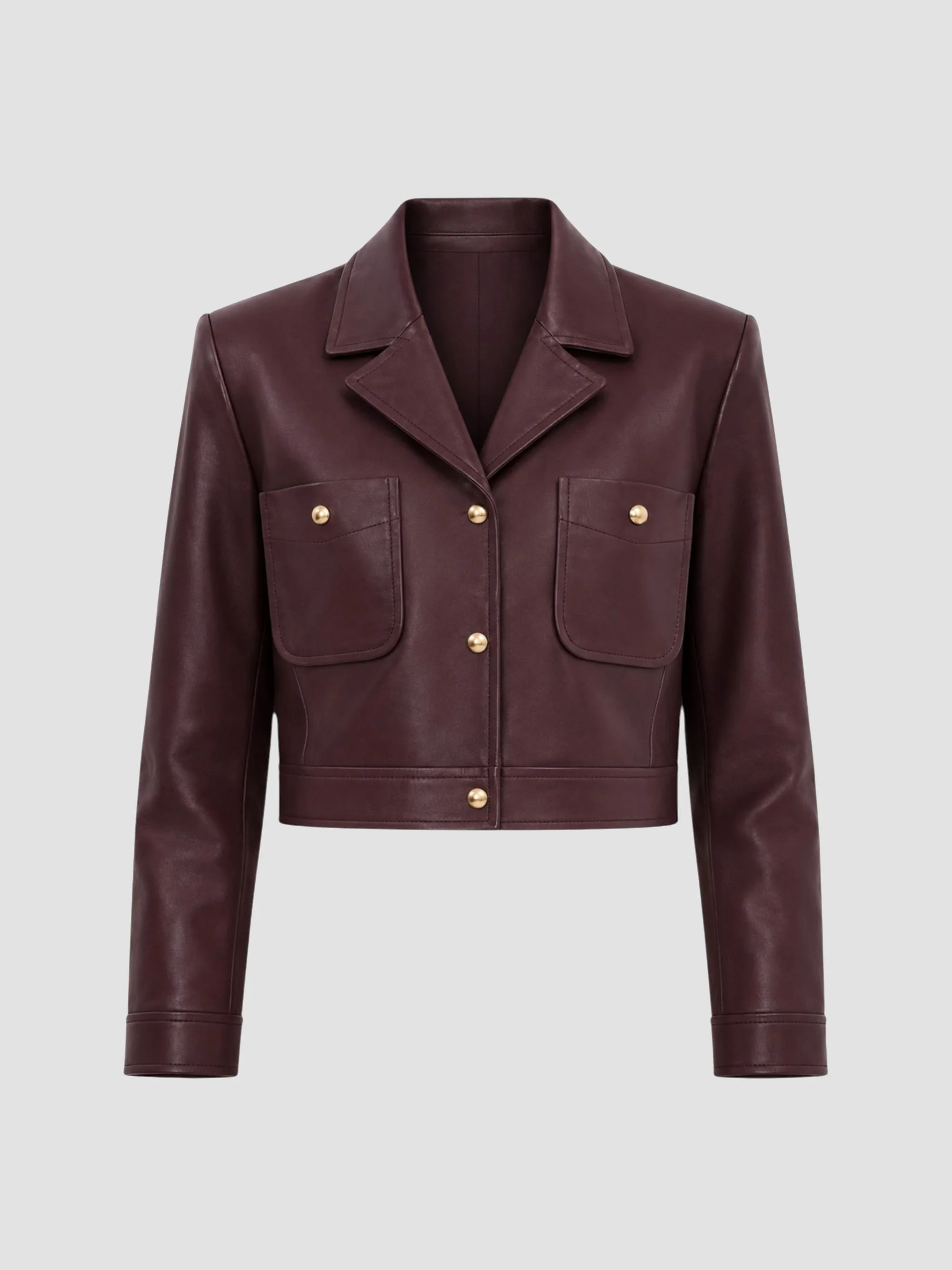 Women's Lorena Lambskin Leather Jacket - Vamp - 1