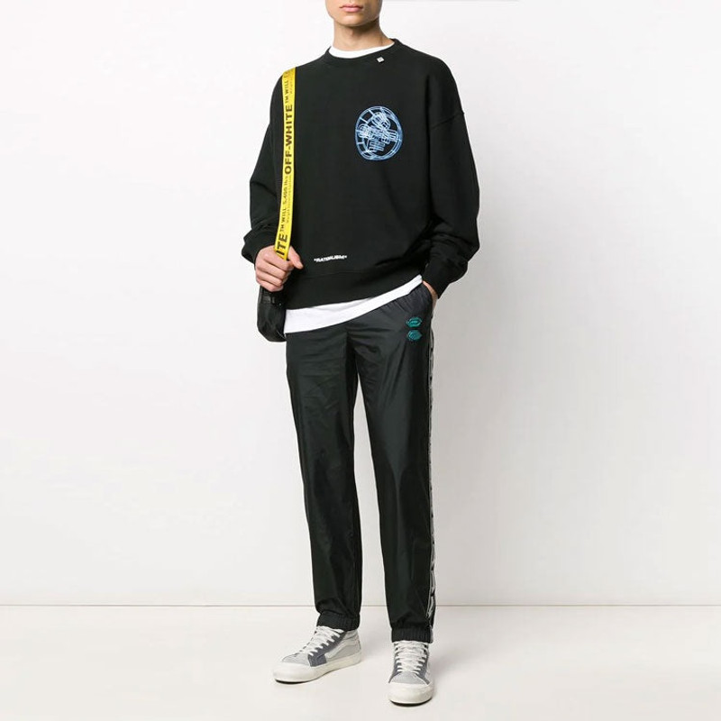 Off-White Off-White Black Casual Sports Pants Black OMCA086R20G450011000 outlook