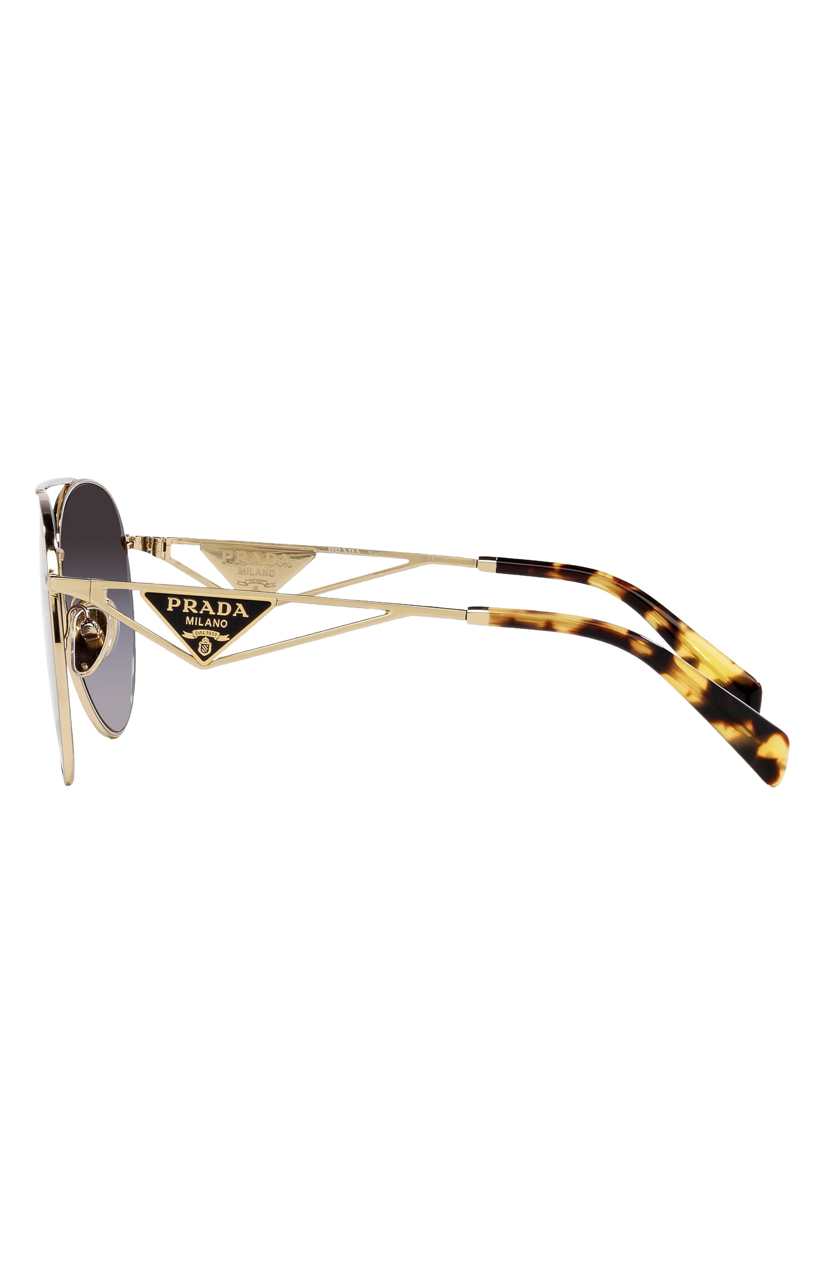58mm Gradient Pilot Sunglasses - 3