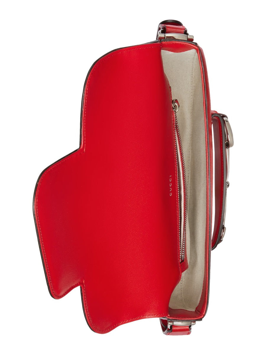 Gucci Women Shoulder Bag "Gucci Horsebit 1955" Small Size - 4