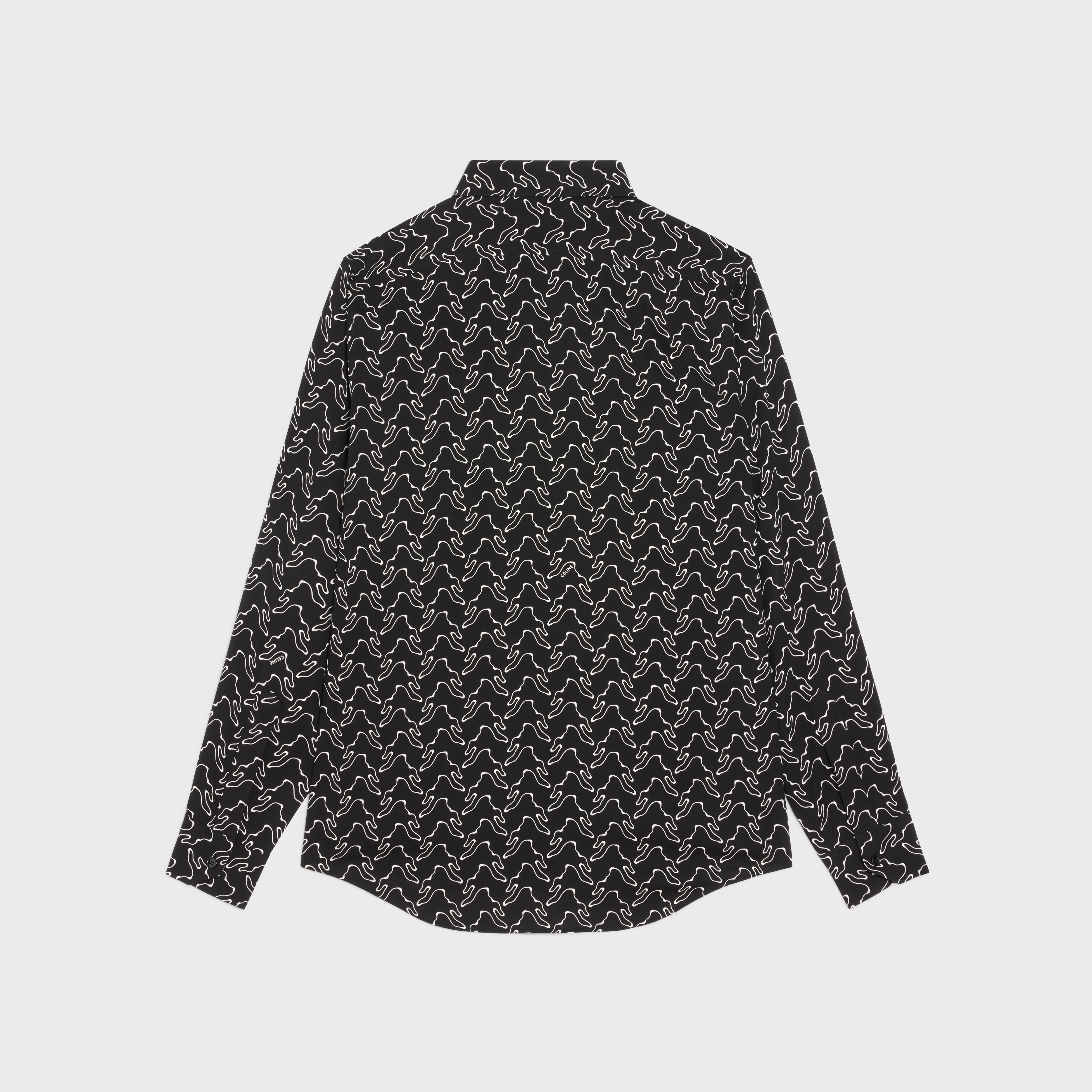 LOOSE SHIRT IN PRINTED VISCOSE - 2