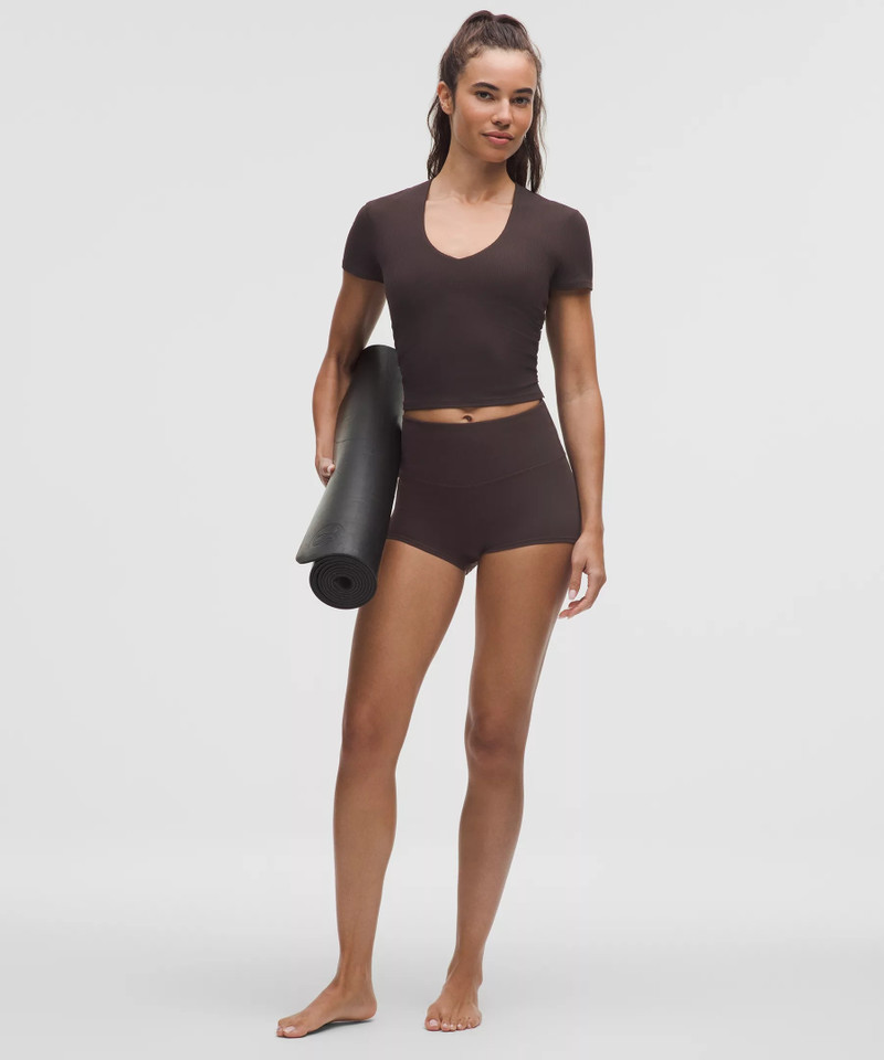 lululemon All It Takes Ribbed Nulu V-Neck T-Shirt *B–D Cups outlook