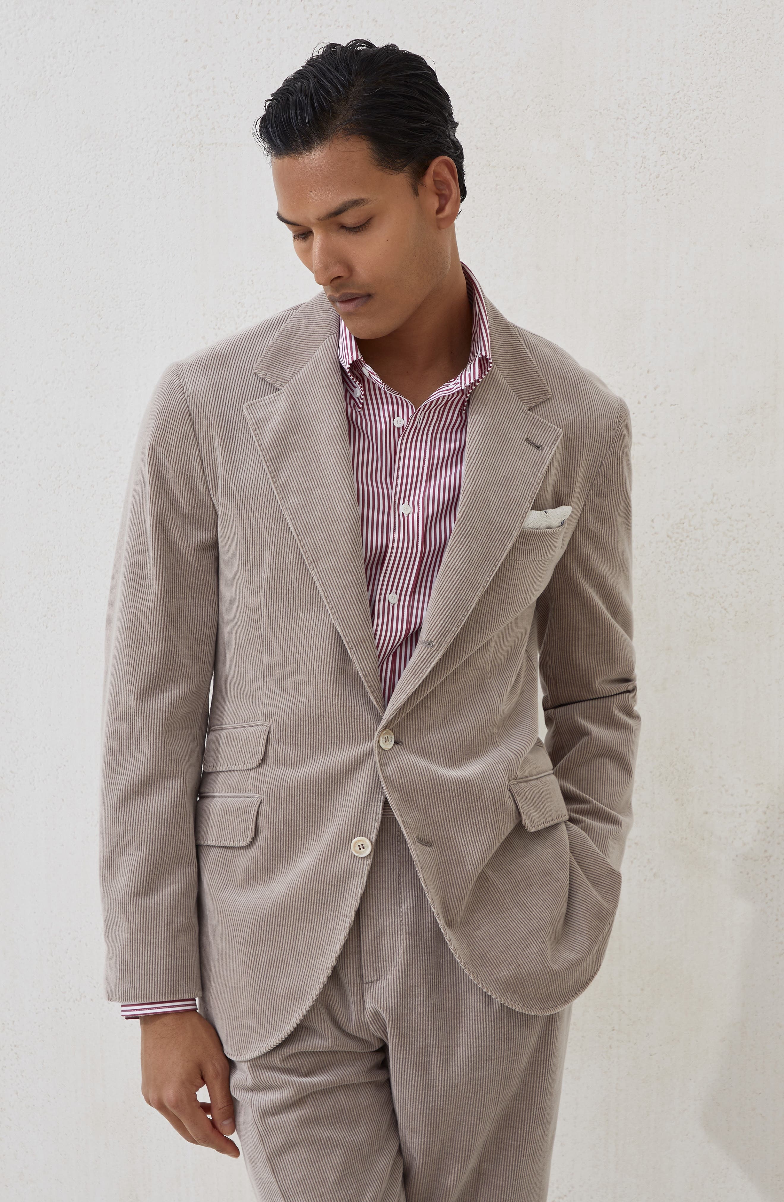 Brunello Cucinelli Corduroy blazer in Bark at Nordstrom - 2