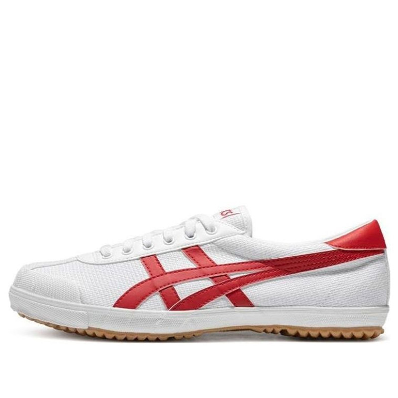 ASICS TSG-110 Sport Shoes 'White Red' 1203A317-100 - 1
