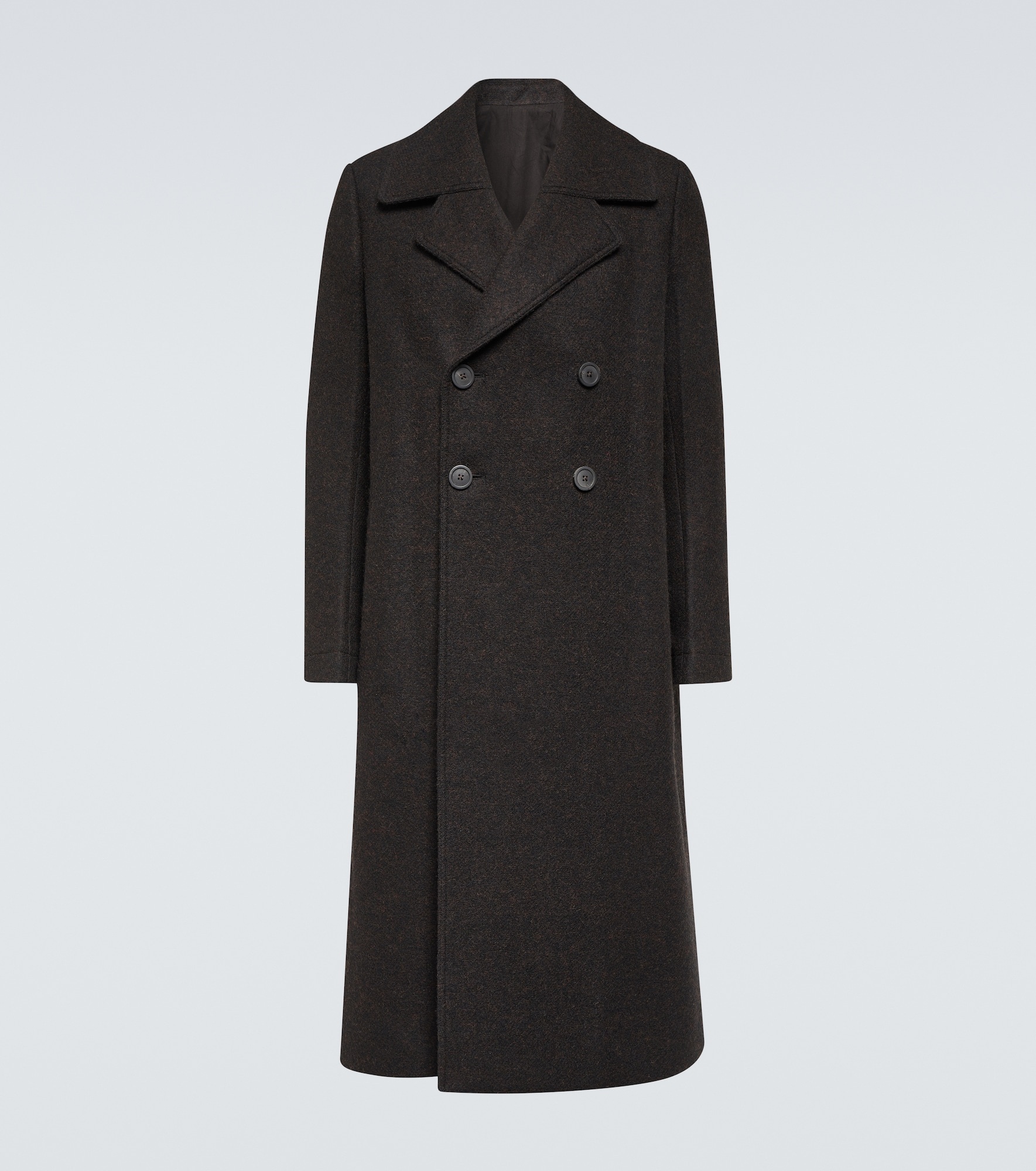 New Bell double-breasted wool coat - 1