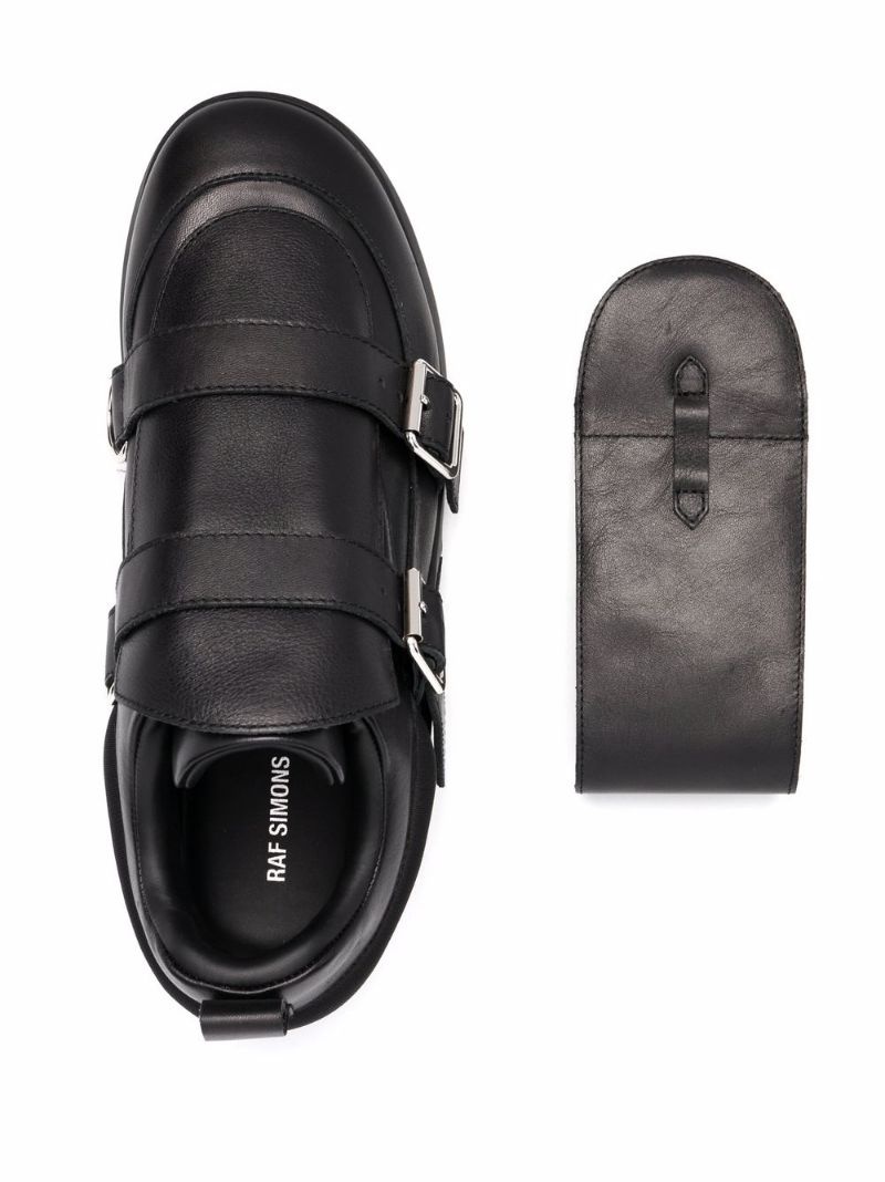 side-buckle sneakers - 4