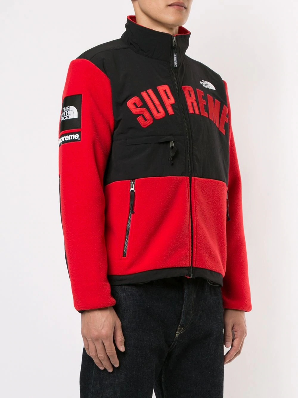 x The North Face arc logo denali fleece - 3