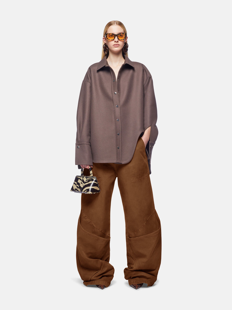 THE ATTICO KHAKI LONG PANTS outlook