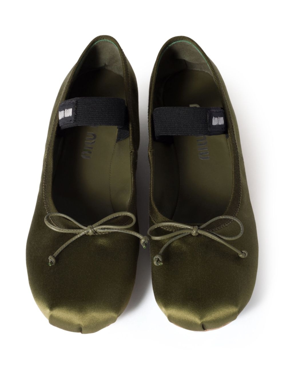 satin ballerina shoes - 3