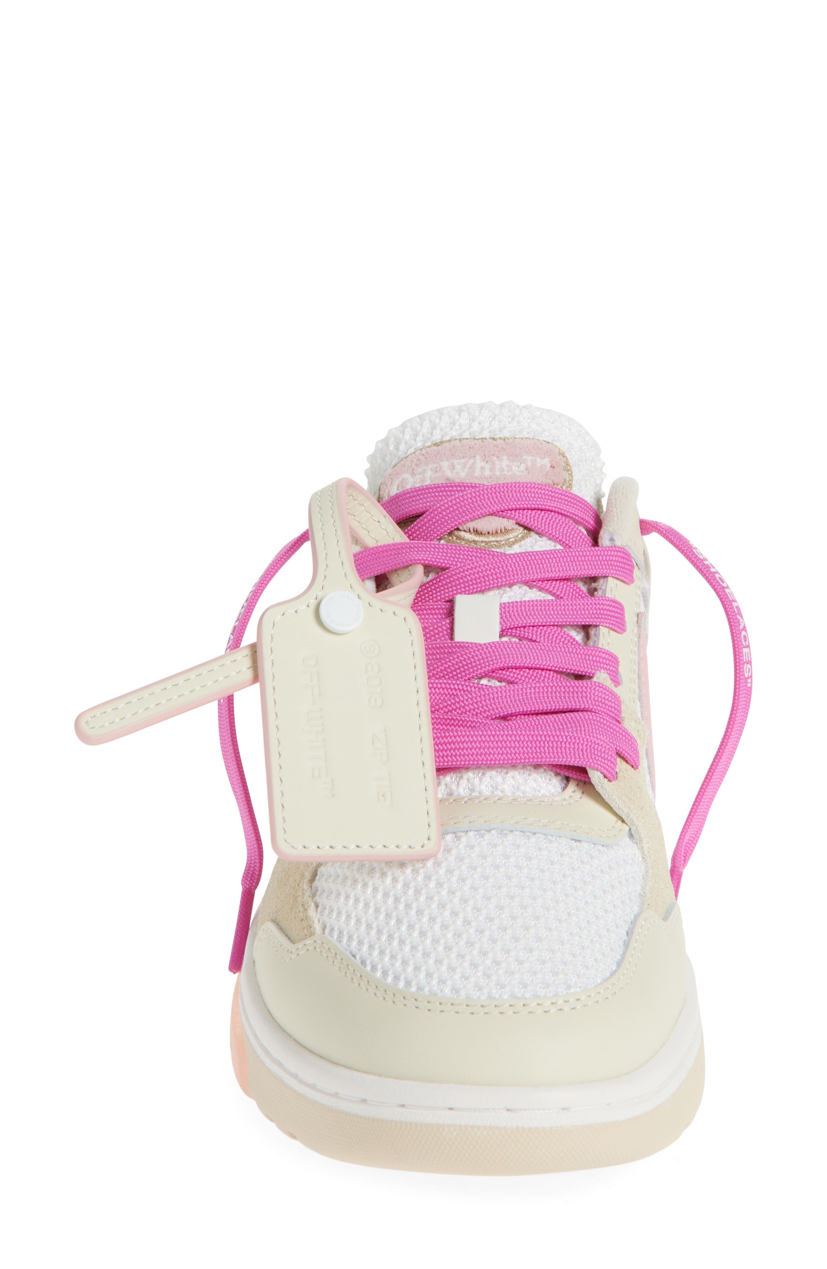 Off-White Slim Out of Office Sneaker in Pink - 4