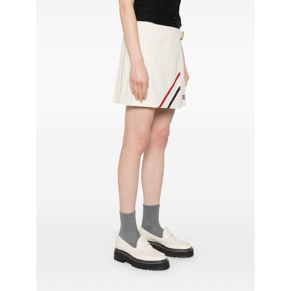 Miu Miu Neutrals Skirts - Pleated Skirts Women - 4