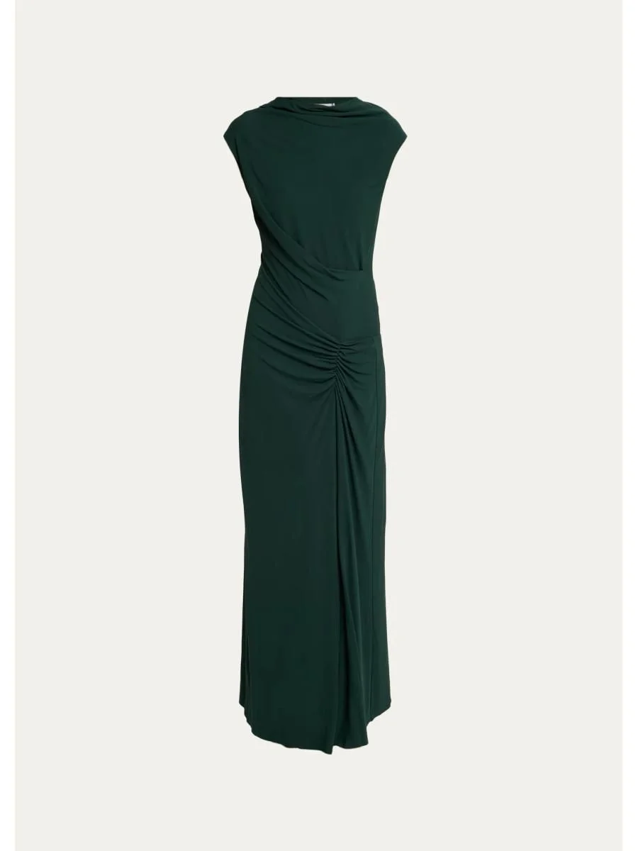 Acacia Draped Jersey Maxi Dress - 1