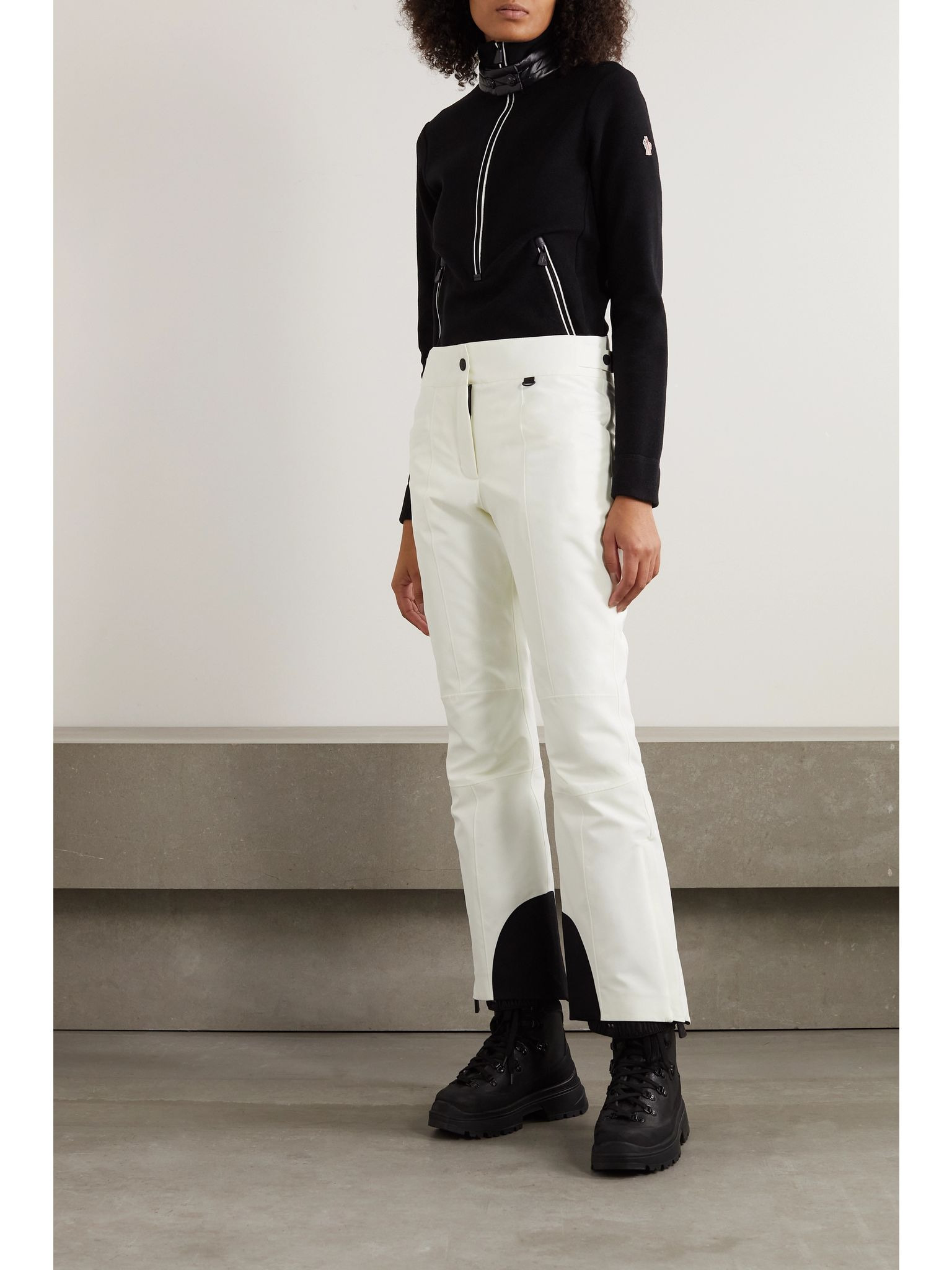 GORE-TEX Infinium high-rise flared ski pants White - 3