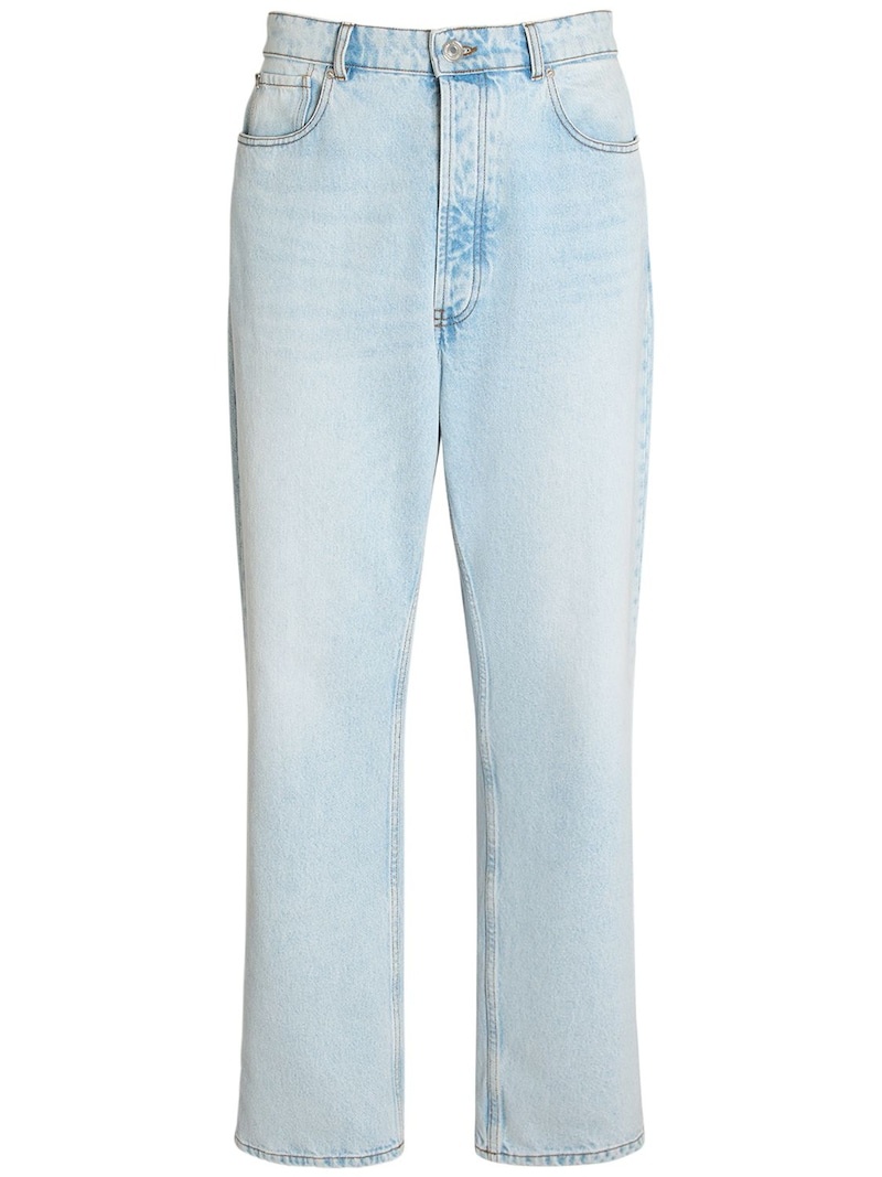Loose cotton denim jeans - 1