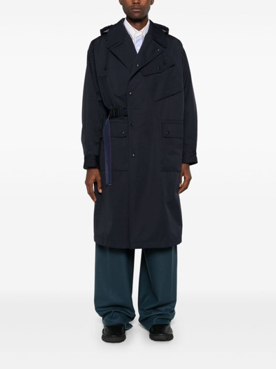 Comme Des Garçons hooded trench coat outlook