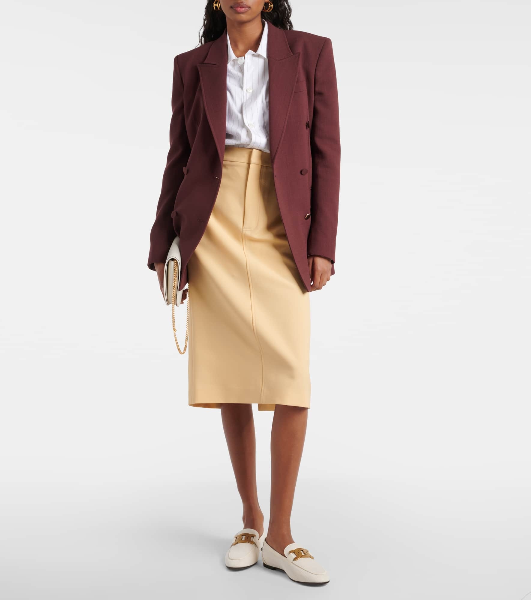 Virgin wool pencil skirt - 2