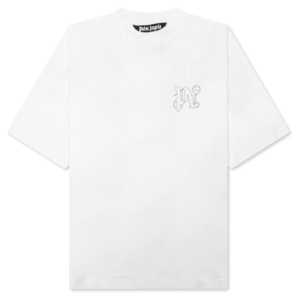 PA MONOGRAM OVER TEE - OFF-WHITE - 1