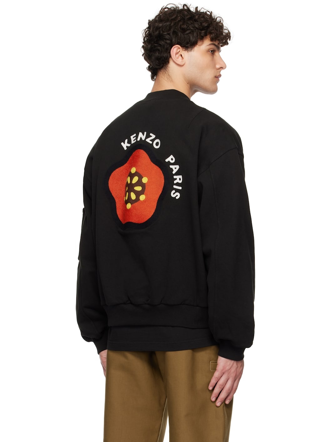 ブルゾン KENZO Black stretch cotton bomber jacket (FF62BL5514MK 99J) Black stretch cotton bomber jacket – G&B