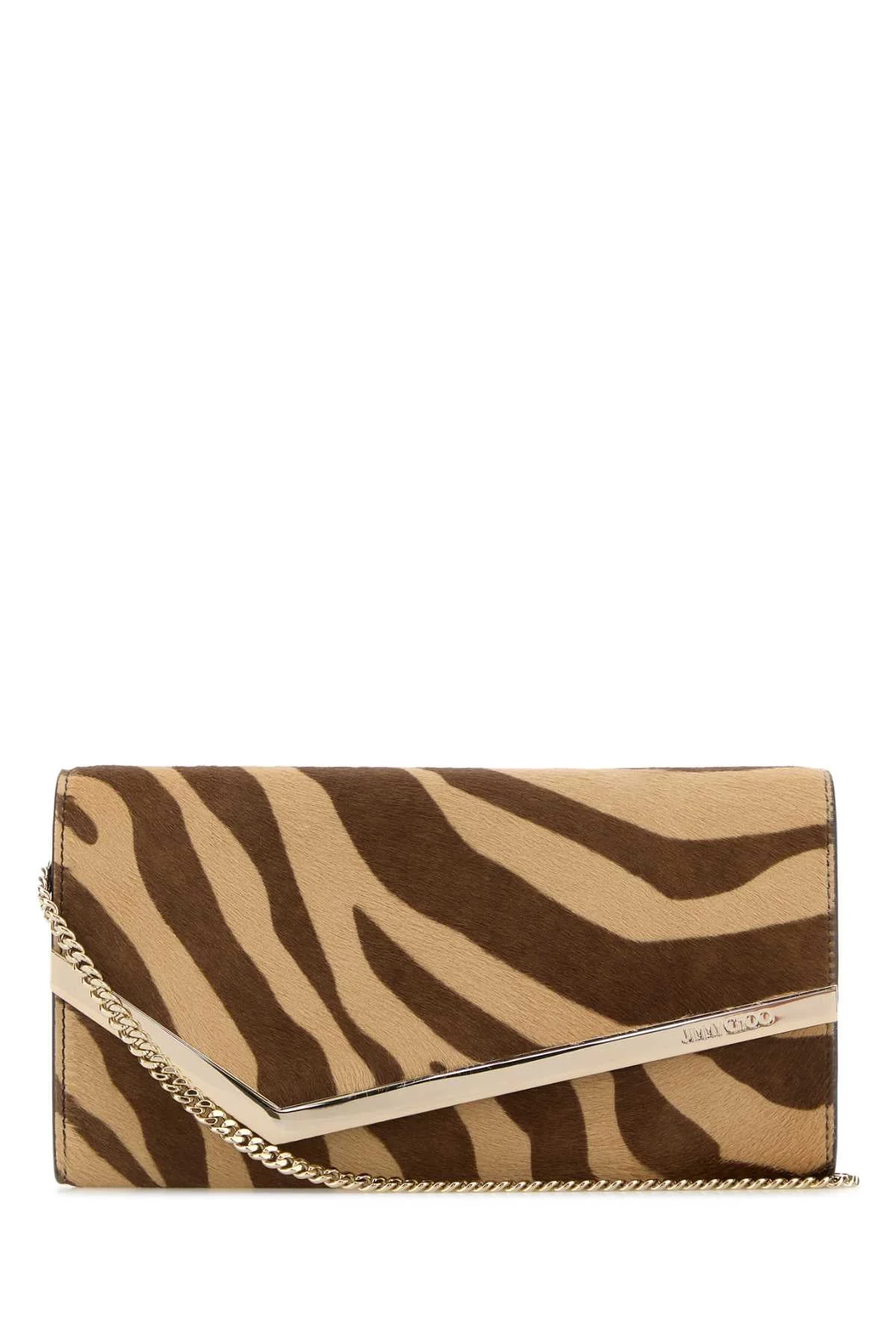 Jimmy Choo Women Printed Calf Hair Emmie Clutch - 1