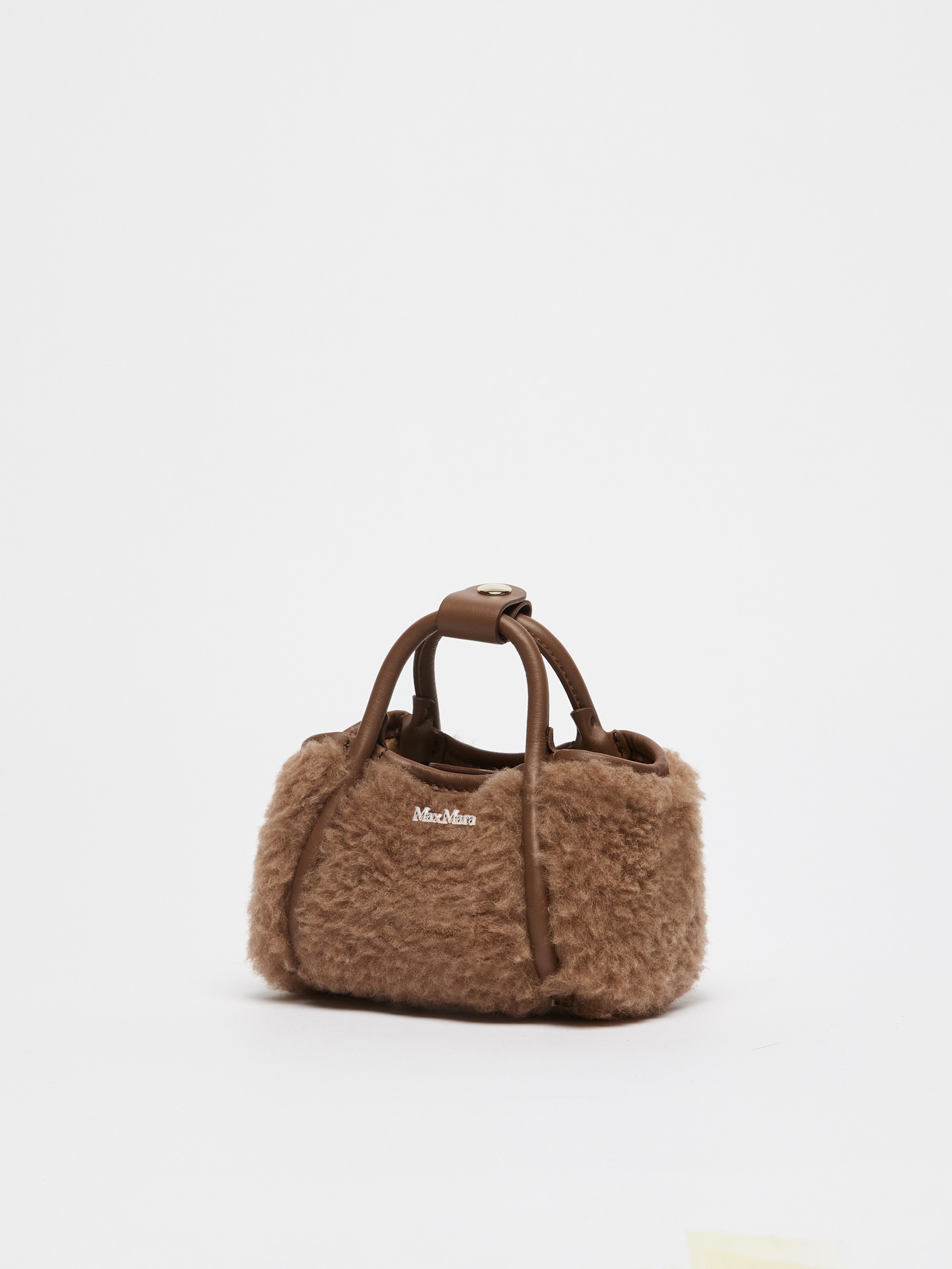 Max Mara TMARINXXS Teddy fabric Mini Marine bag | REVERSIBLE