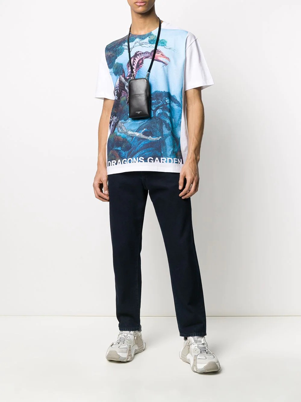 Dragons Garden print T-shirt - 2