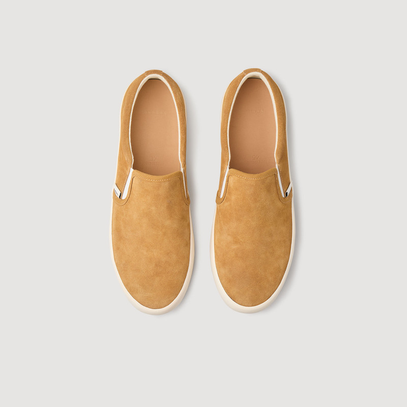 SPLIT LEATHER SLIP-ONS 3