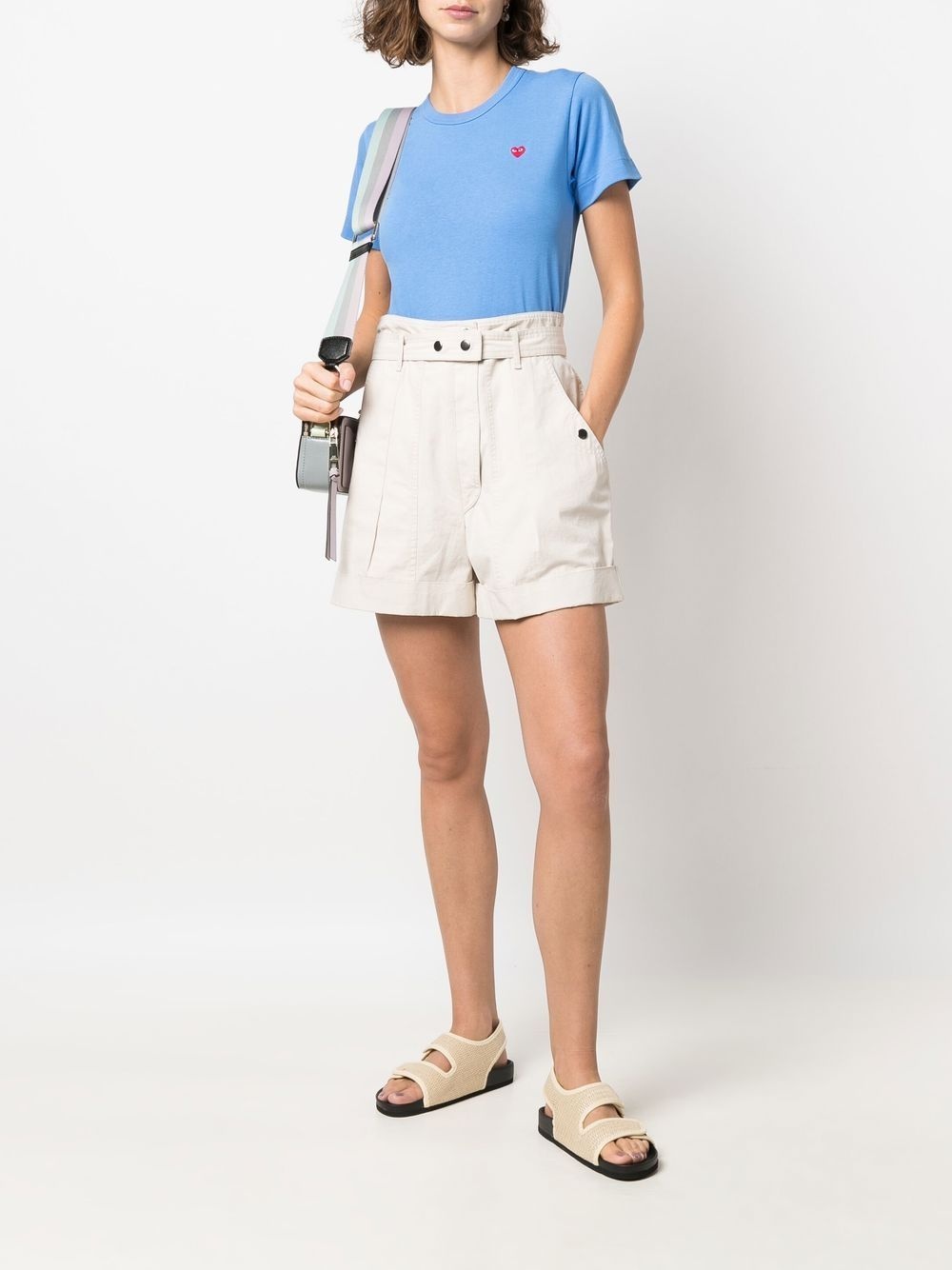 cotton embroidered-logo T-shirt - 2