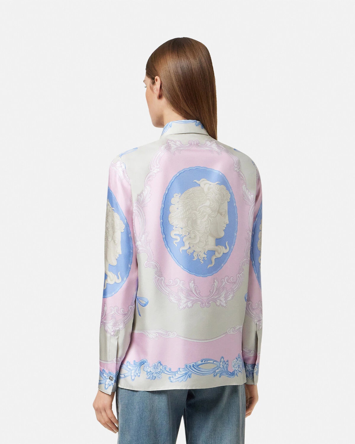 Cameo Silk Shirt - 5