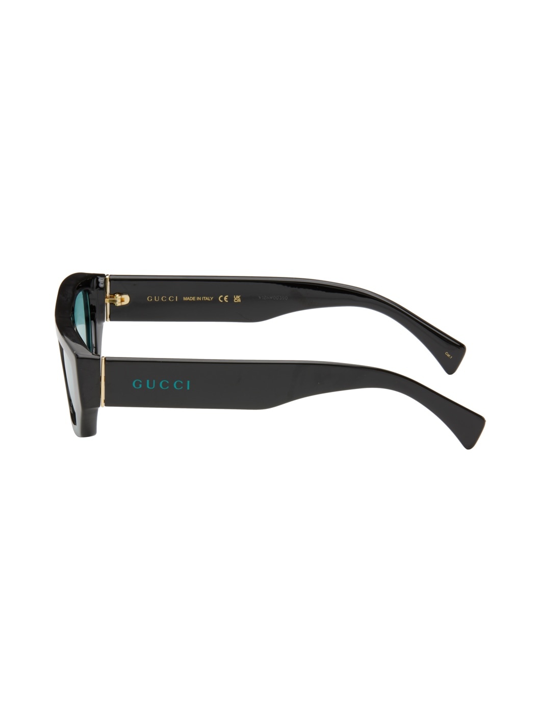 Black Rectangular Sunglasses - 3