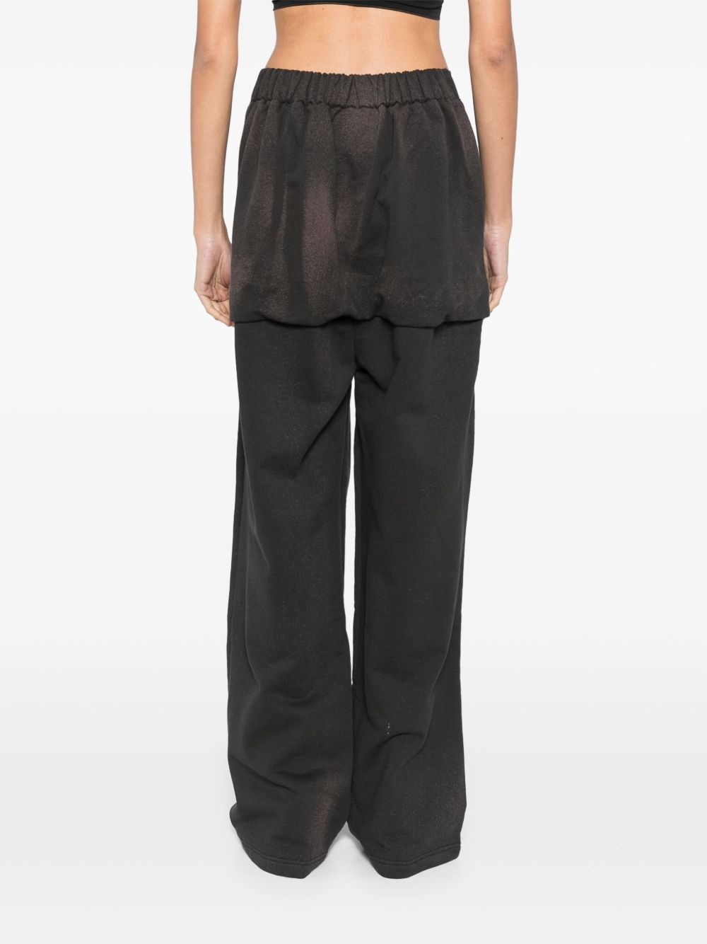 faded track pants - 4