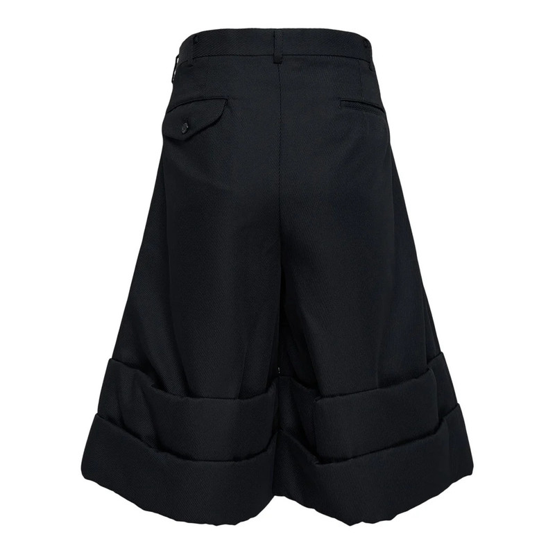 Comme des Garçons Homme Plus Polyester Kersey Roll Up Pants outlook