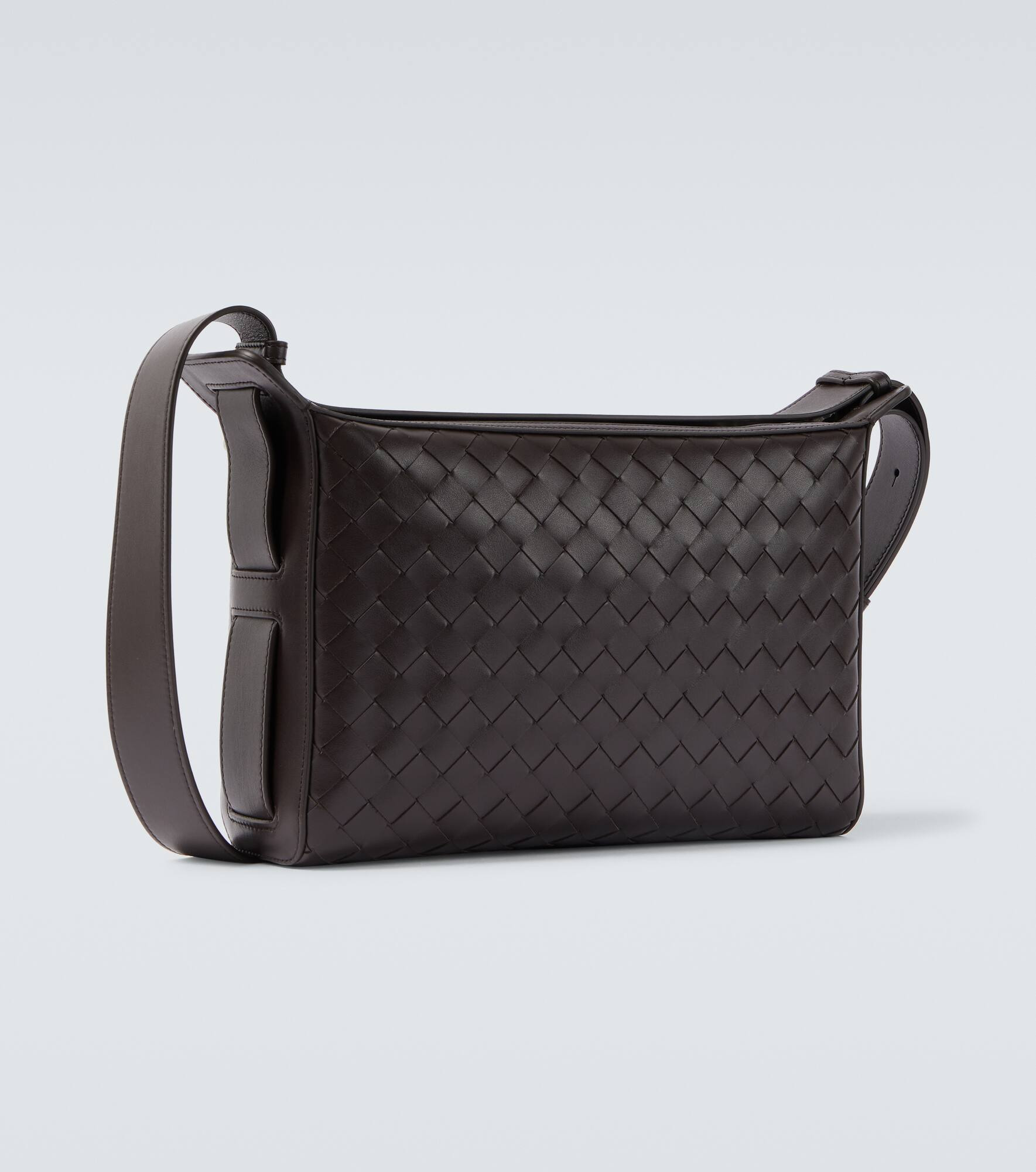 Tribeca Intrecciato leather crossbody bag - 5