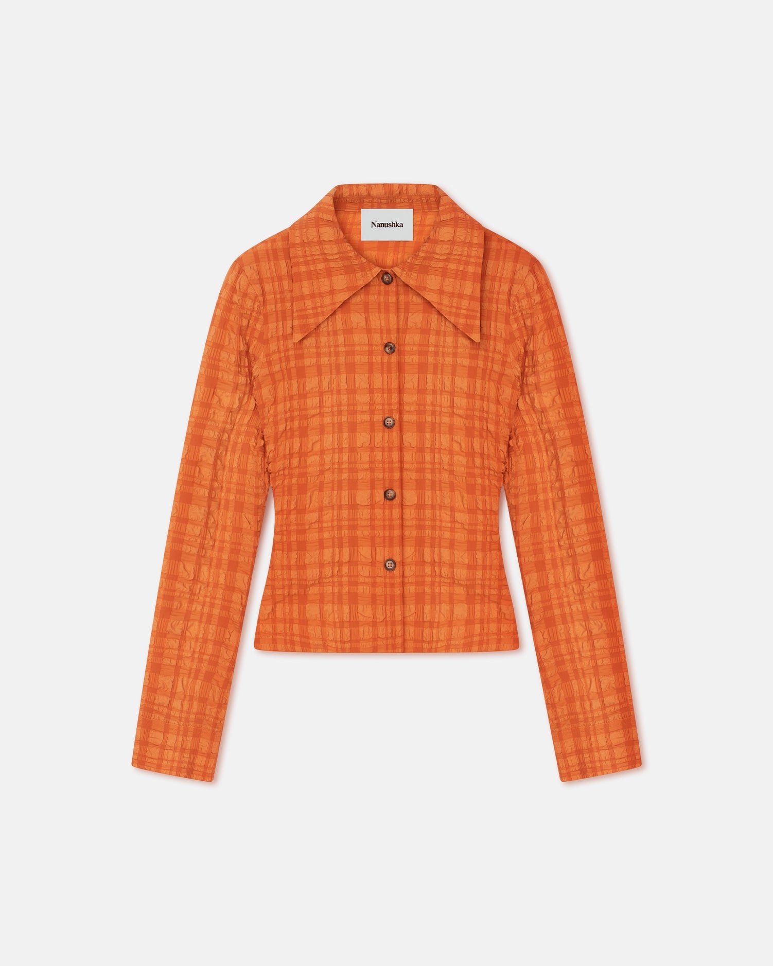 Checked Seersucker Shirt - 4