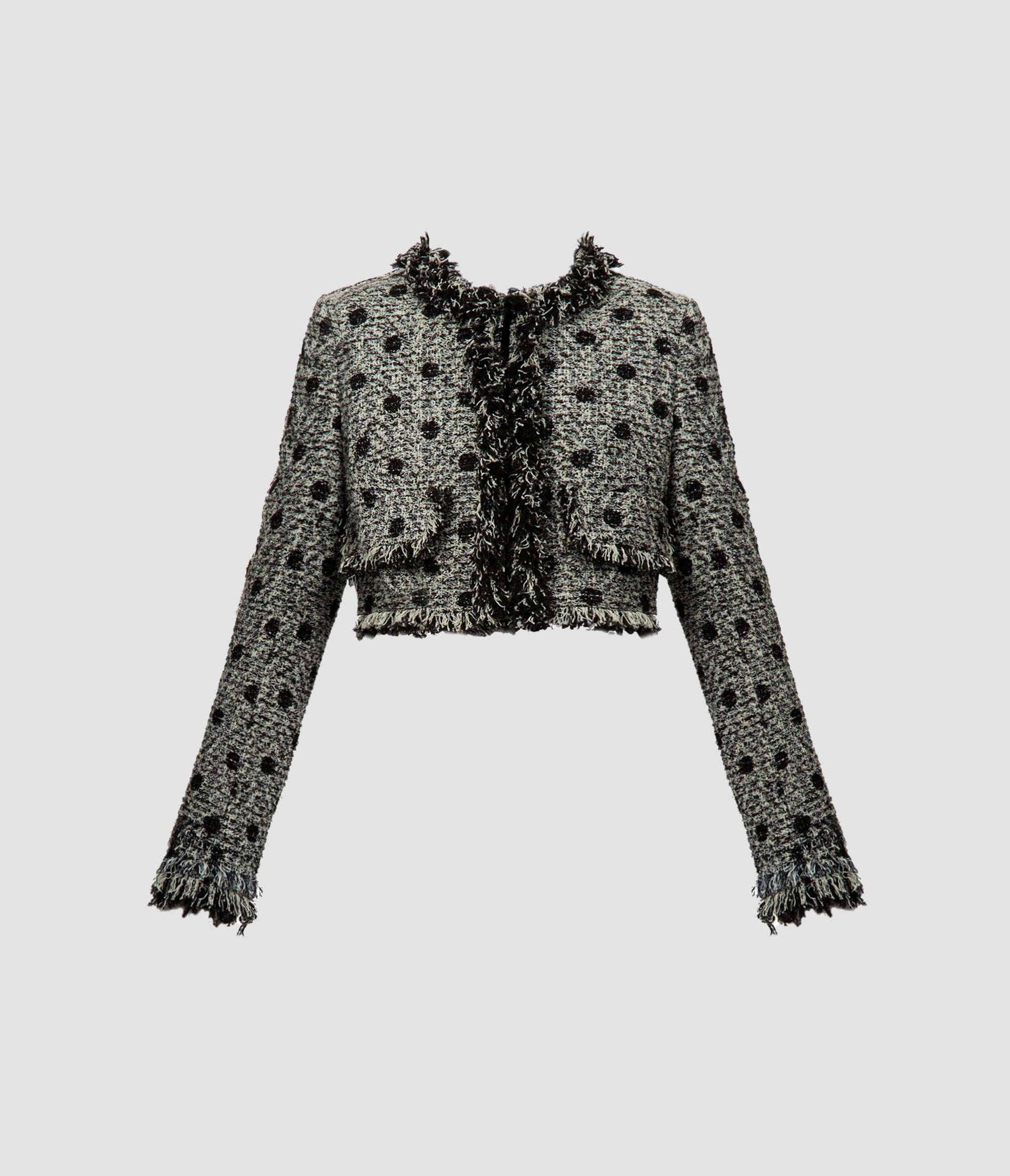 LONG SLEEVED CROPPED JACKET - 1
