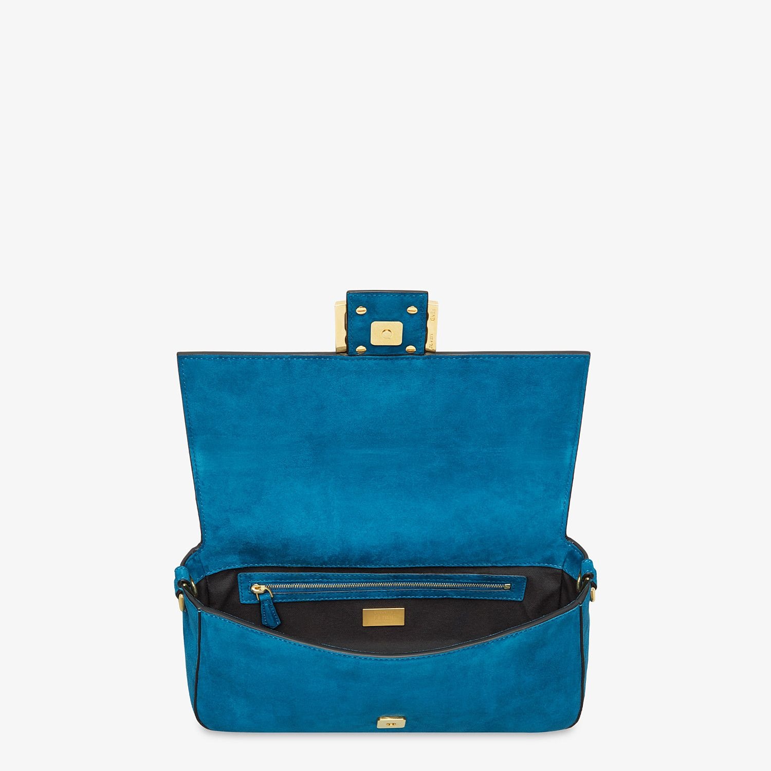 Blue suede bag - 4