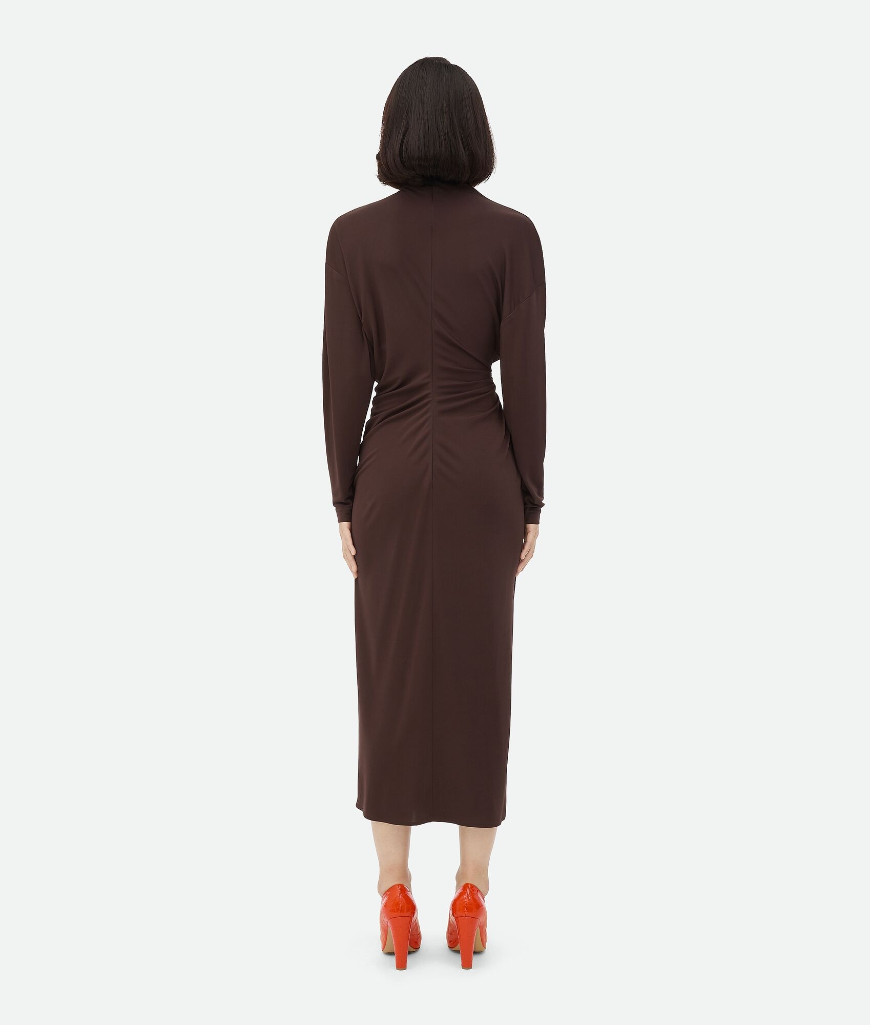 Crepe Viscose Jersey Dress - 3
