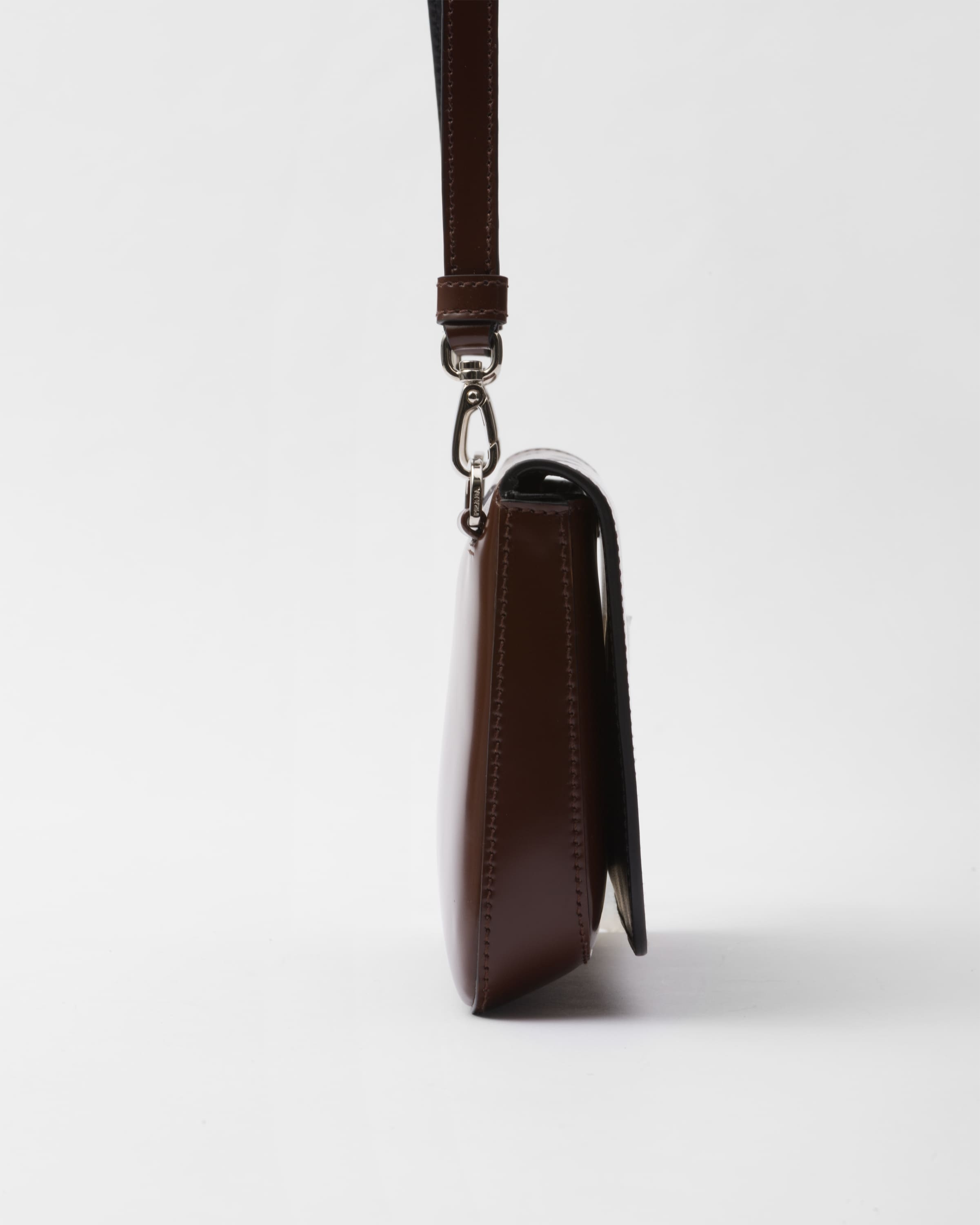 Brushed leather mini-bag with shoulder strap - 6
