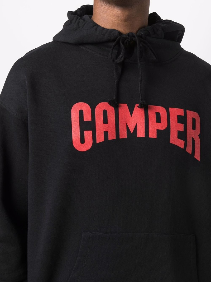 logo-print pullover hoodie 6