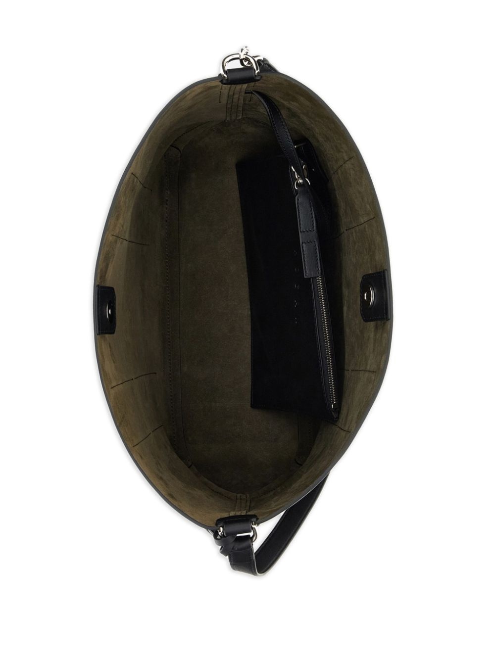 medium leather shoulder bag - 5