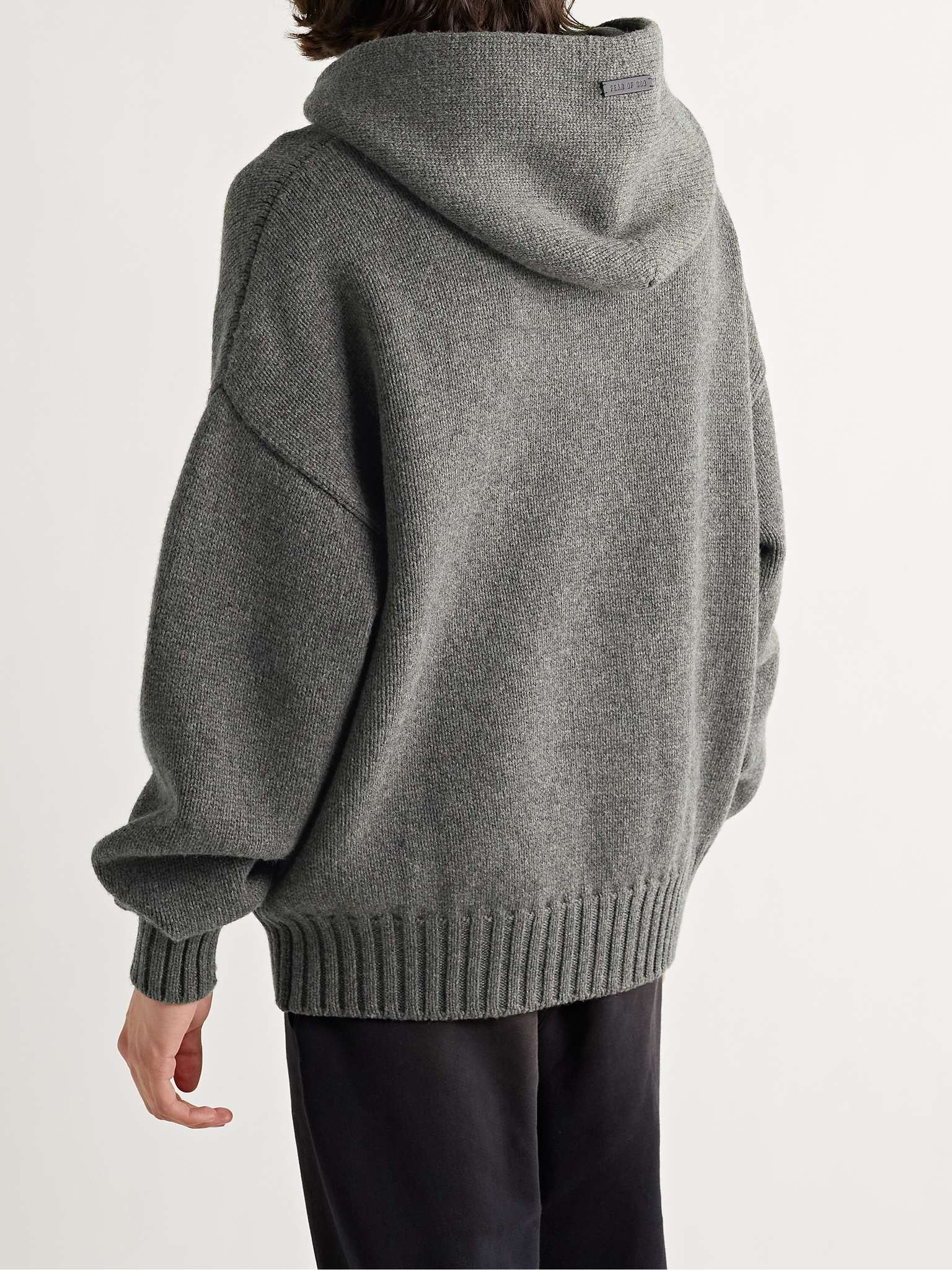 Oversized Wool Hoodie - 4