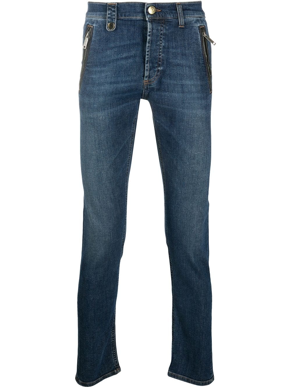 skinny fit mid-rise jeans - 1