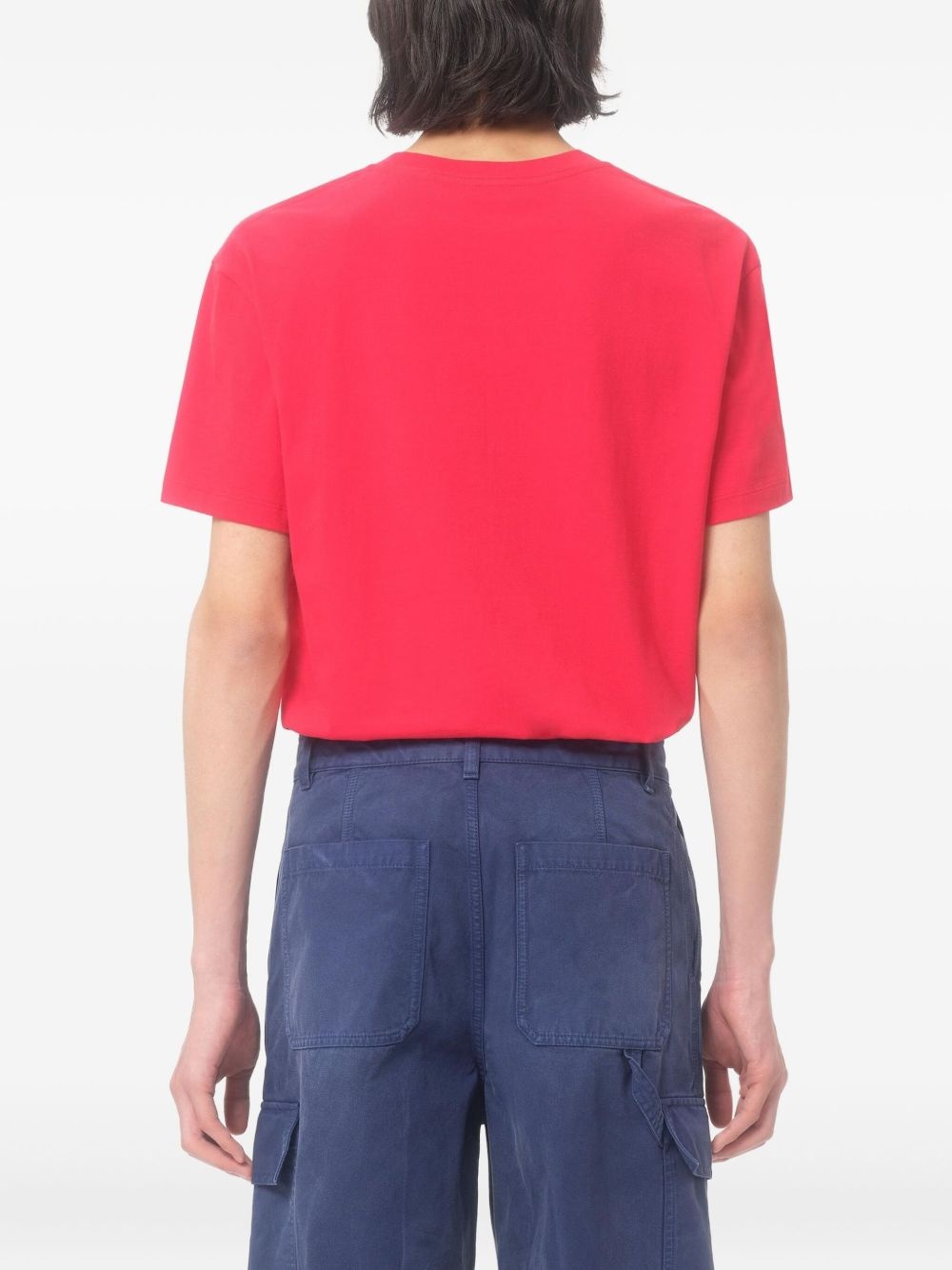 COTTON T-SHIRT WITH VLOGO PATCH - 4