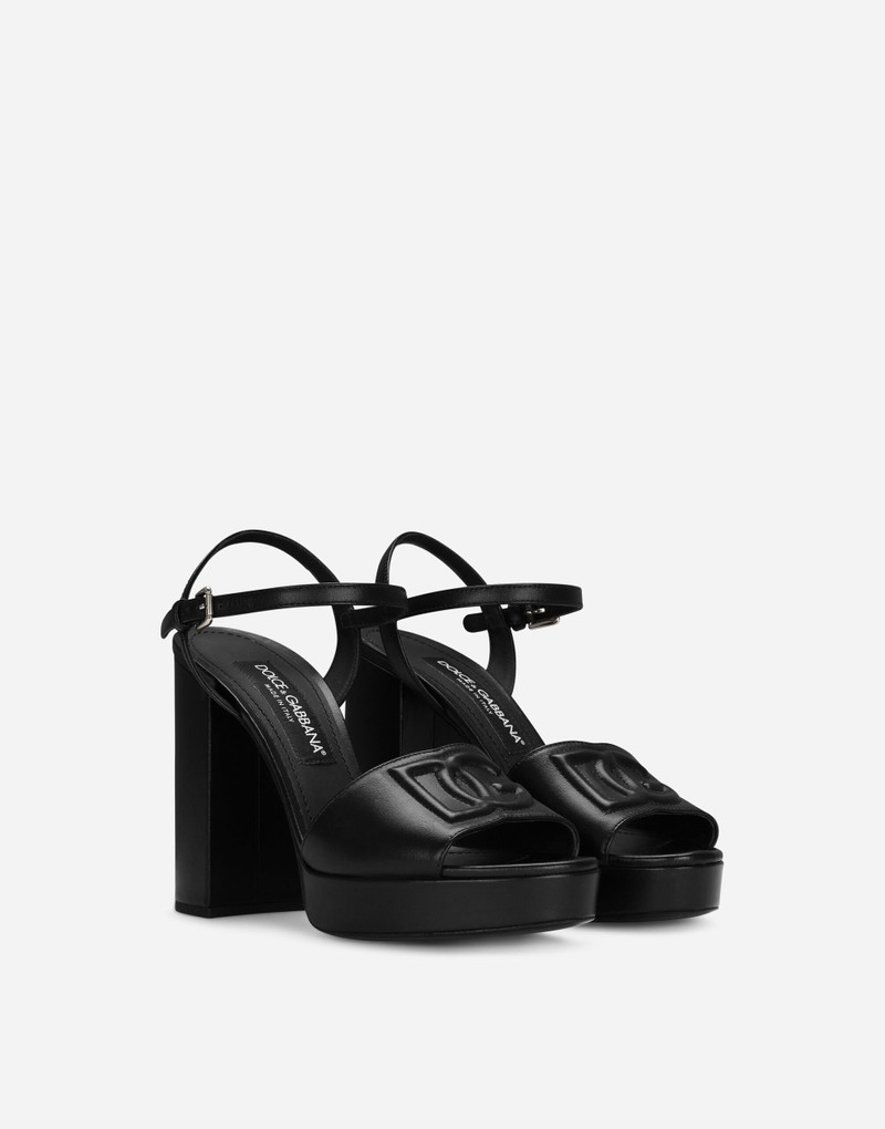 Dolce & Gabbana Calfskin platform sandals outlook