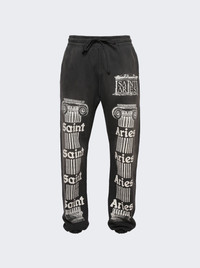 SAINT M×××××× Aries Sweatpant Black - SM-A23-0000-C04 | REVERSIBLE