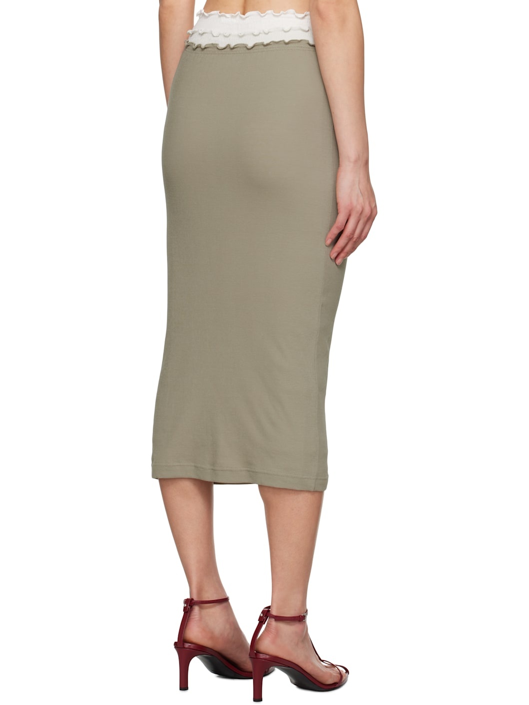 Multicolor Three Layers Midi Skirt - 3
