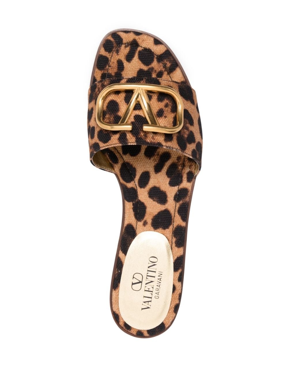 leopard-print buckle sandals - 4