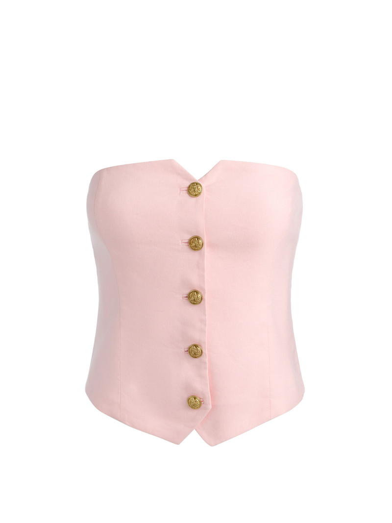 KELCEY STRAPLESS VEST 1