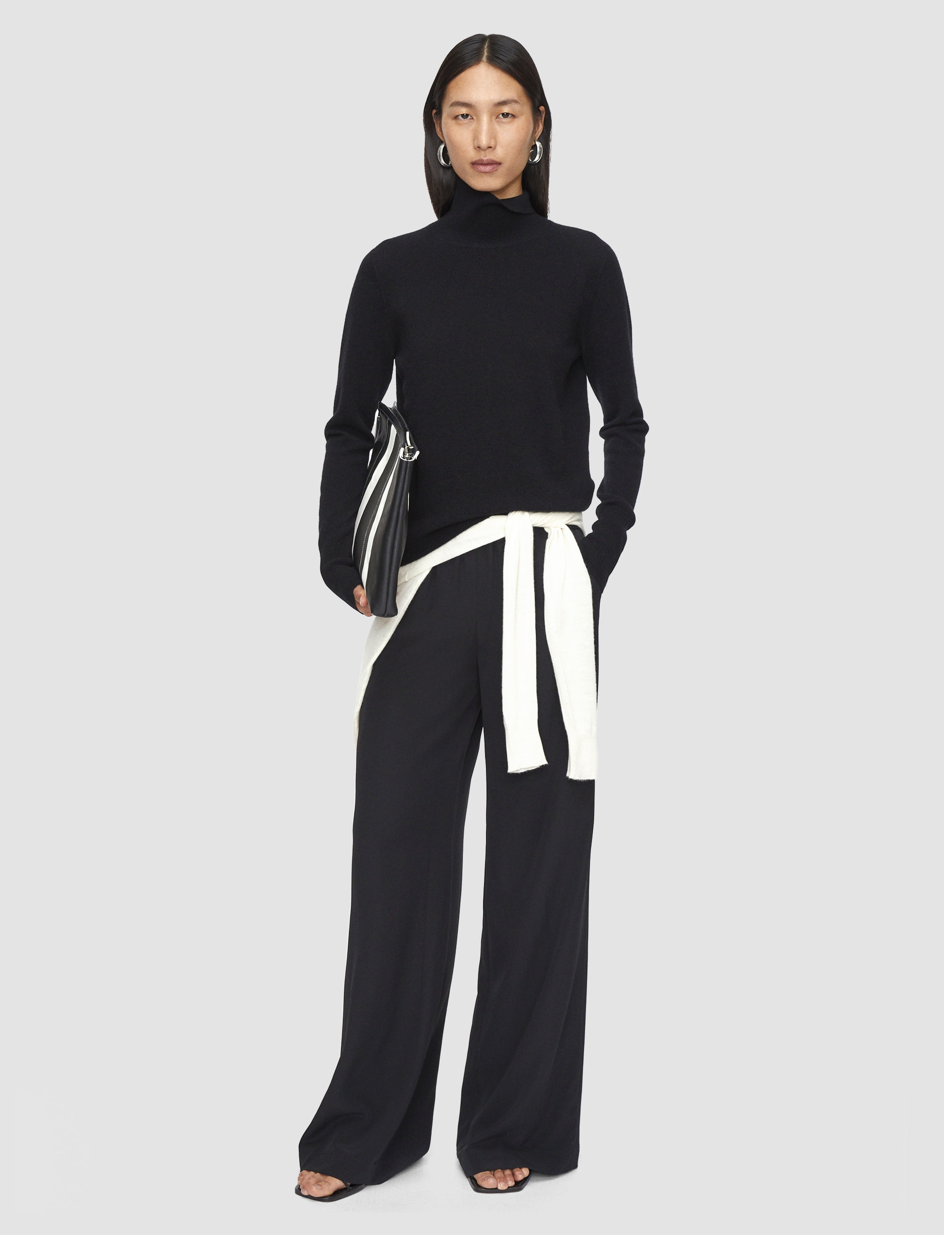 Light Pure Cashmere High Neck Jumper - 3