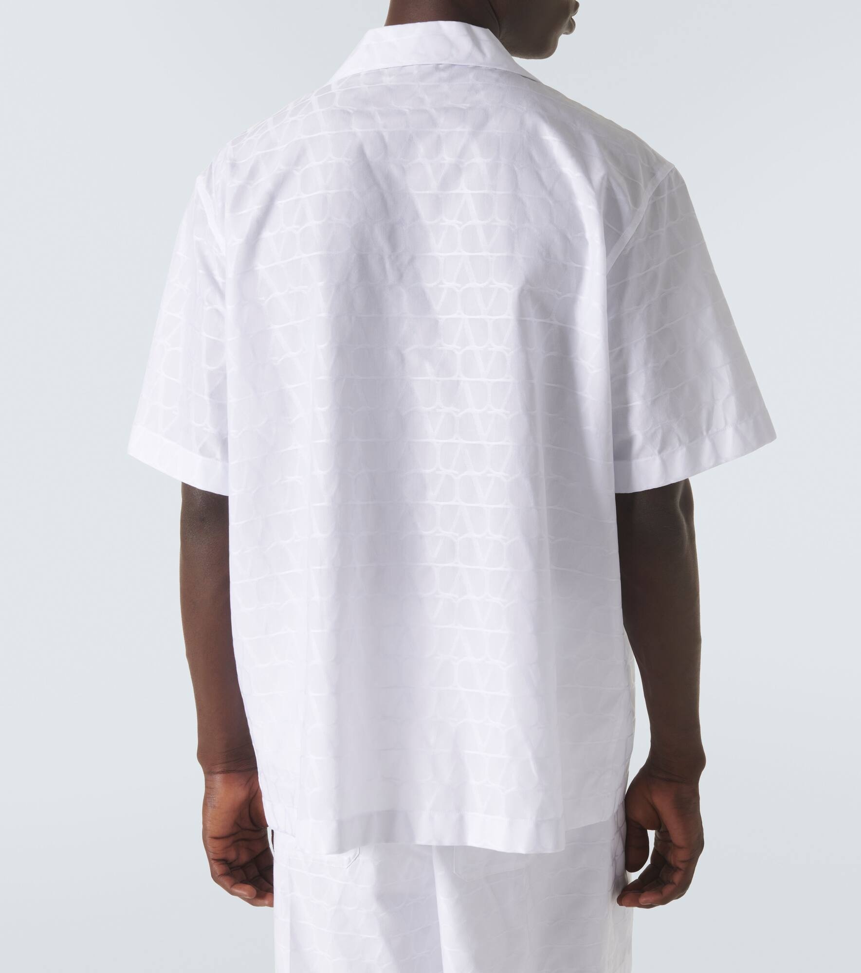 Oversized cotton poplin shirt - 4