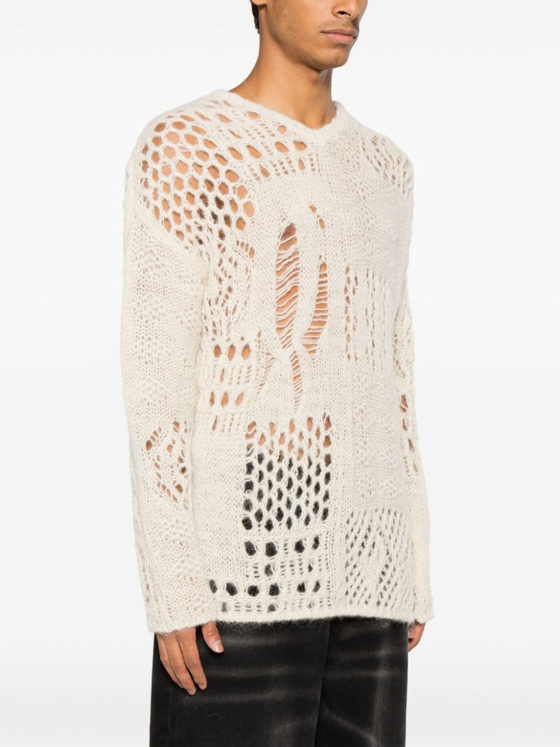 crochet-knit alpaca-wool jumper 3